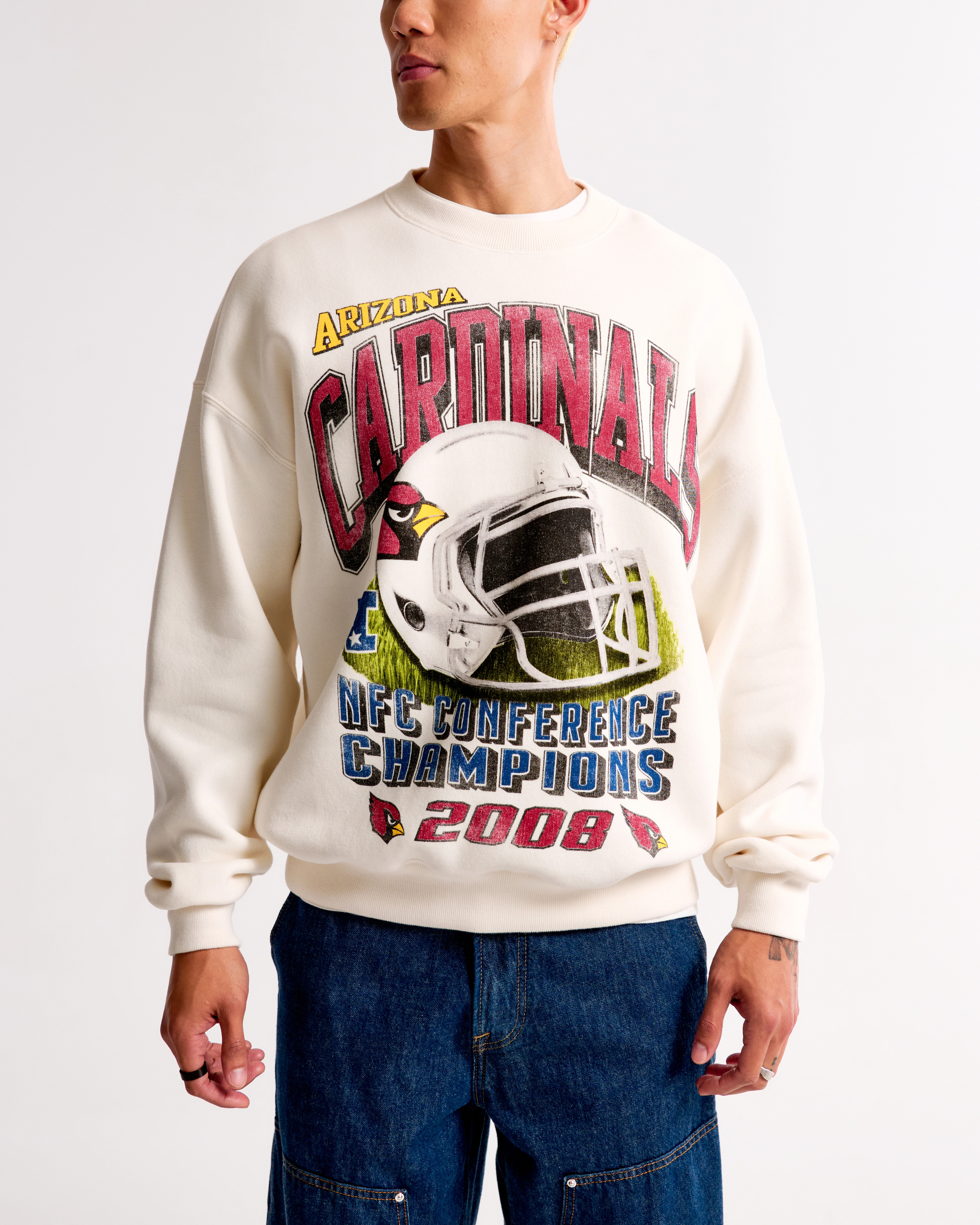Arizona Cardinals Graphic Crew Sweatshirt | Abercrombie & Fitch (US)