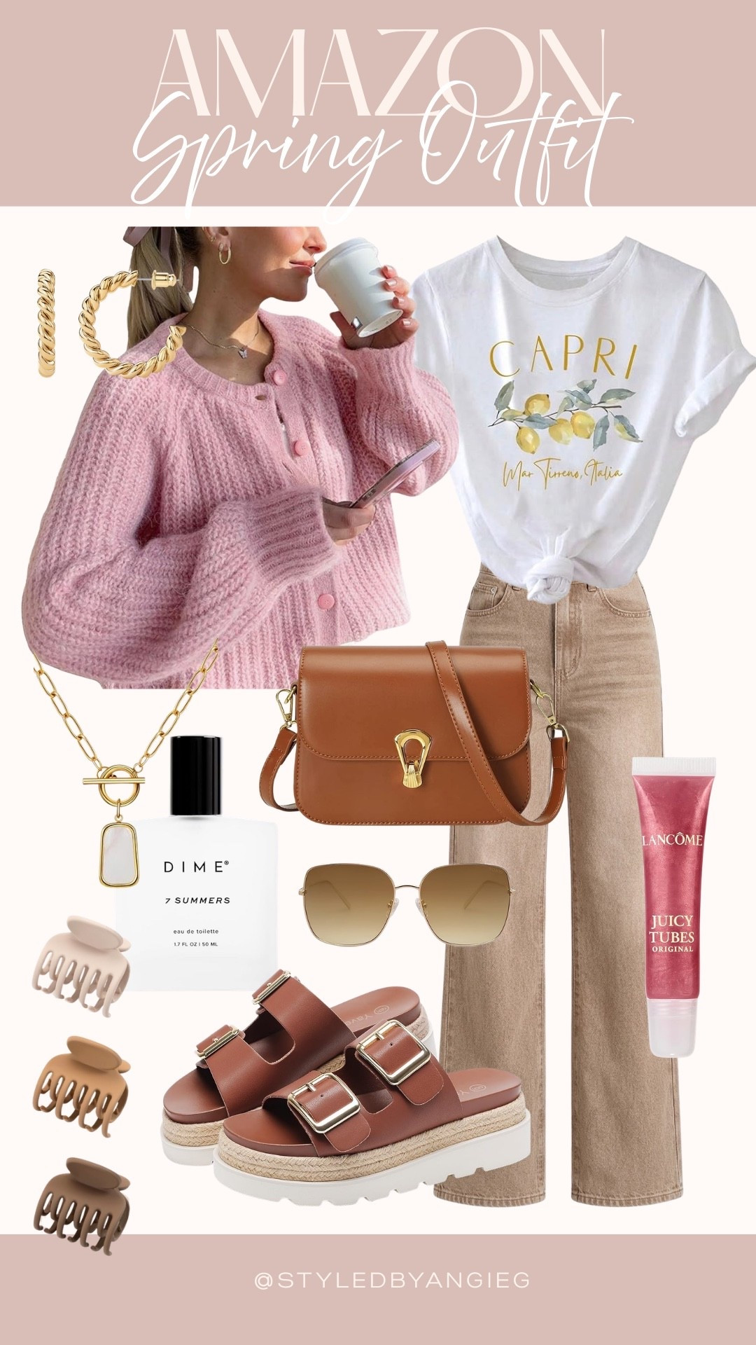 Obsessed with this cute Amazon spring outfit 🌸 



amazon fashion, amazon finds, amazon style, spring outfit, spring style, spring fashion, pink cardigan, graphic tee, brown jeans, affordable fashionn

#LTKSeasonal #LTKootd #LTKBeauty