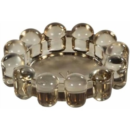 Original Bubble Candle Dish Large – Chic Smoky Glass Candle Dish for Home Decor – Decorative Modern Candle Holder for Small Candles & Diffusers | Walmart (US)