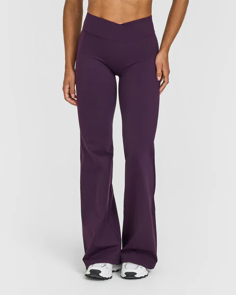 Unified Wrap Flared Bottoms 
 Blackberry Purple | Oner Active (UK / US)
