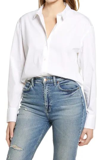 Oversize Button-Up Shirt | Nordstrom