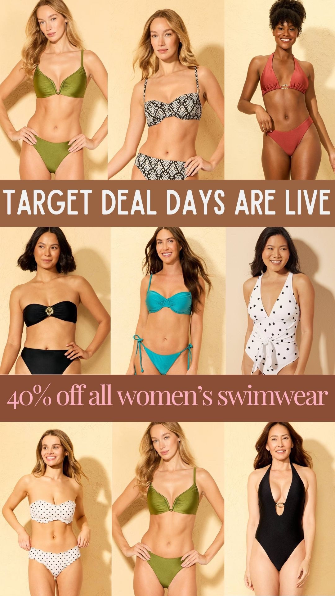 target deal days | 40% off all women’s swimwear 

#LTKSaleAlert #LTKSwim