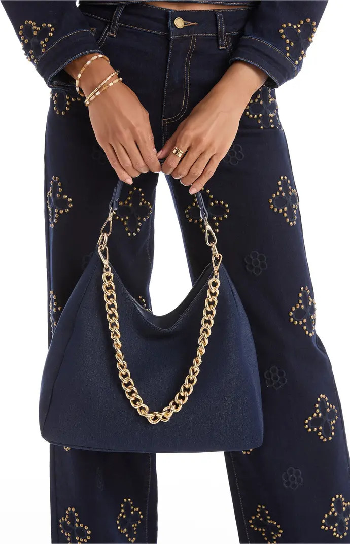 Tribeca Chain Denim Bag | Nordstrom