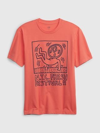 Gap × Keith Haring 100% Organic Cotton Pocket T-Shirt | Gap (US)