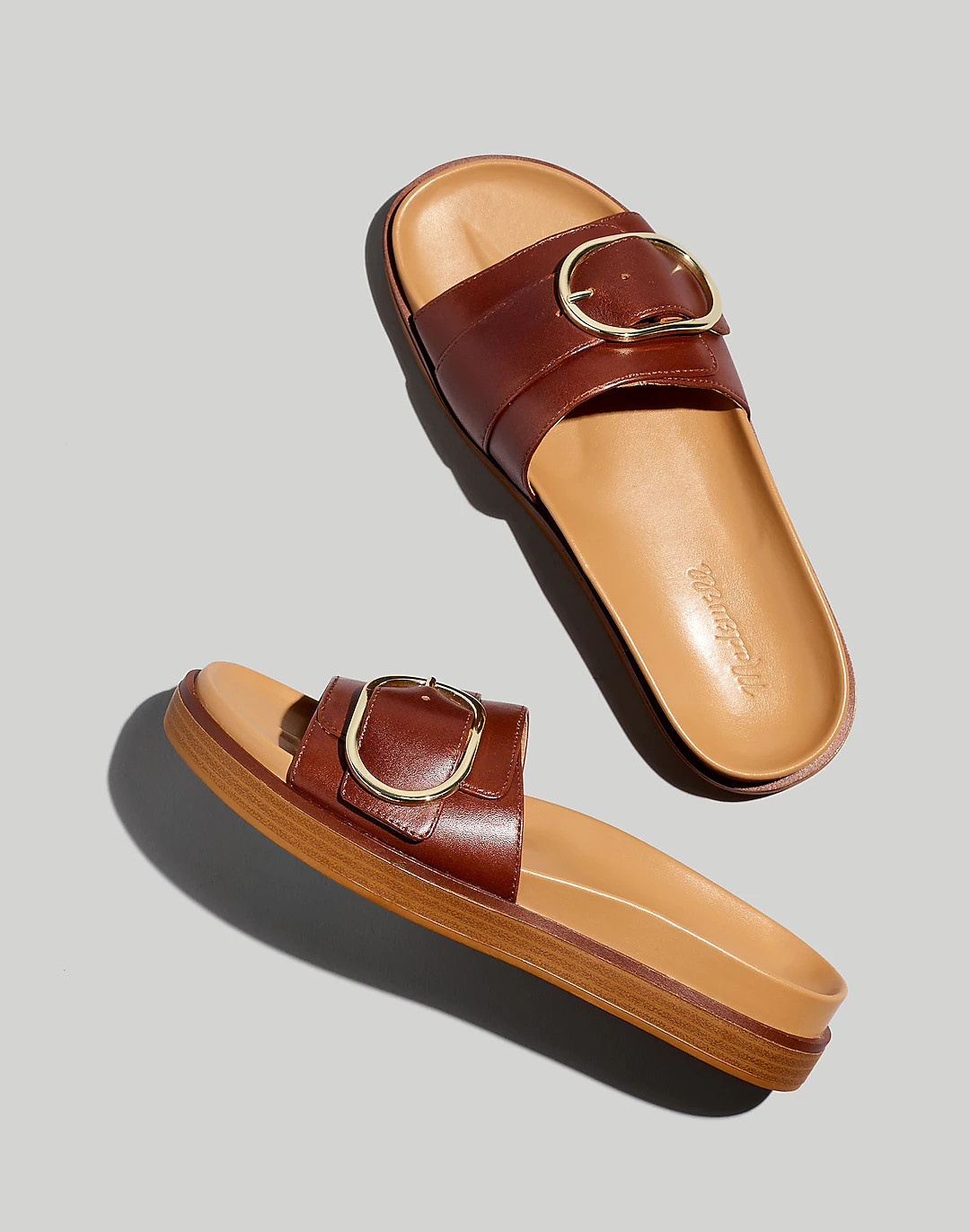 The Dayna Buckle-Strap Sandals | Madewell