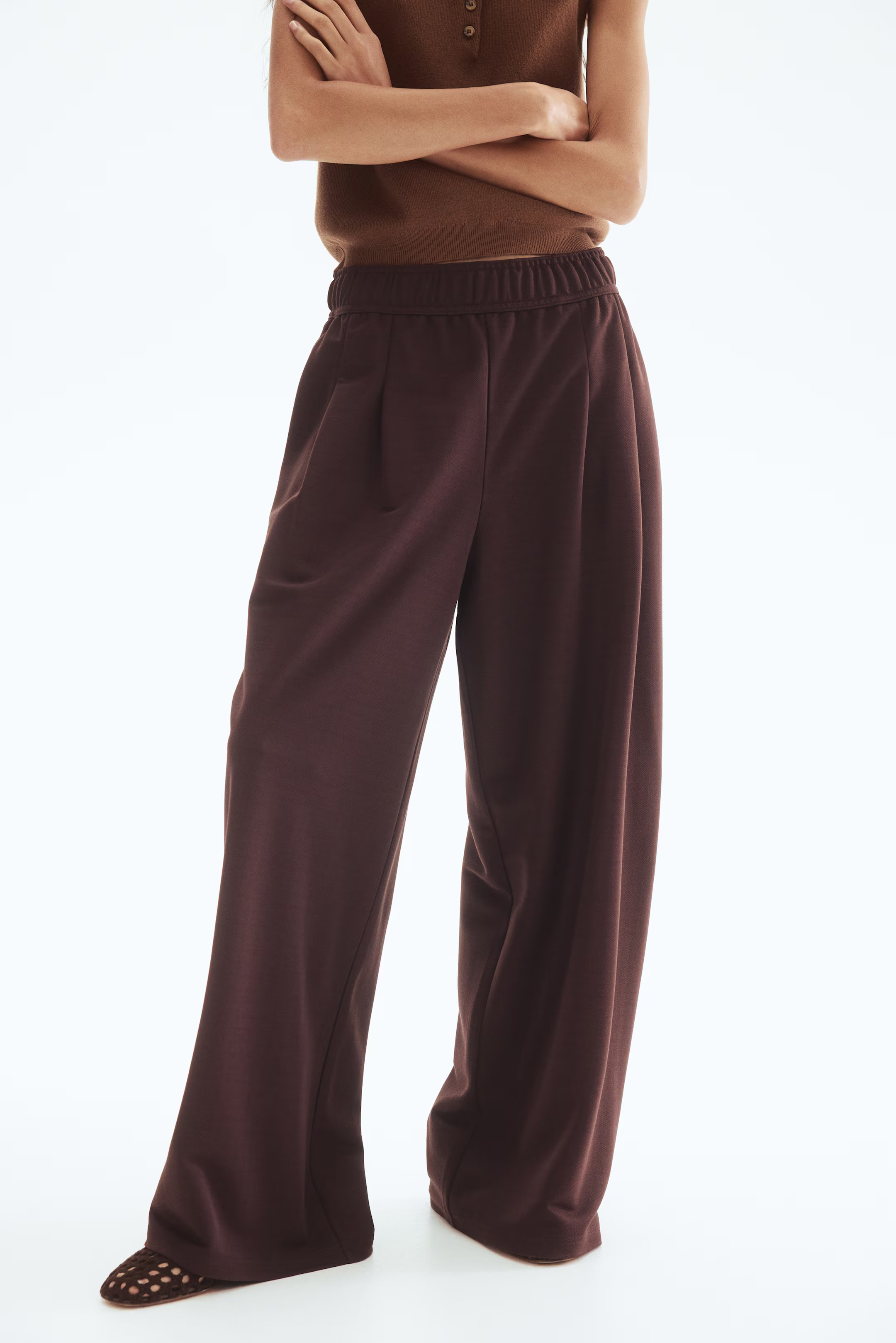 Schlupfhose - Dunkelbraun - Ladies | H&M AT | H&M (DE, AT, CH, NL, FI)