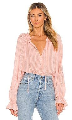 Free People Out Of Town Top in Strawberry Smoothie from Revolve.com | Revolve Clothing (Global)
