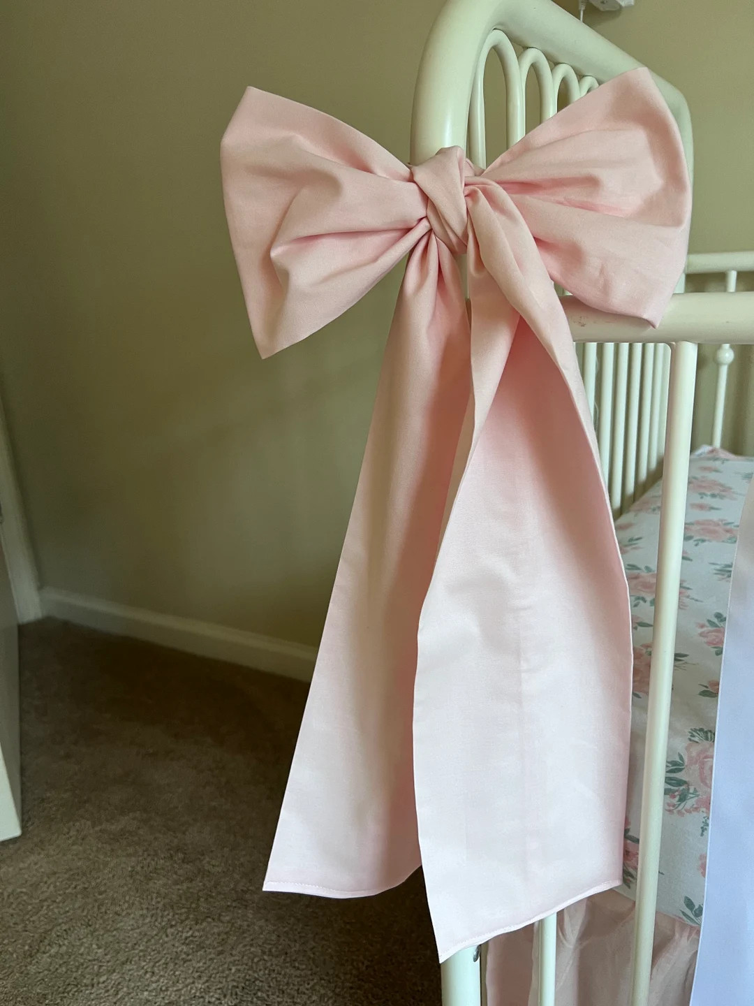 Nursery Crib Bows for Baby, Crib Sashes, Crib Bedding Decor, Nursery Decor, Baby Shower Gift, Bab... | Etsy (US)
