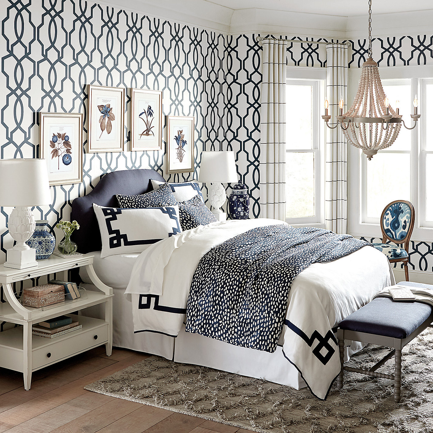 Thandie Watercolor Spotted Bedding | Ballard Designs | Ballard Designs, Inc.
