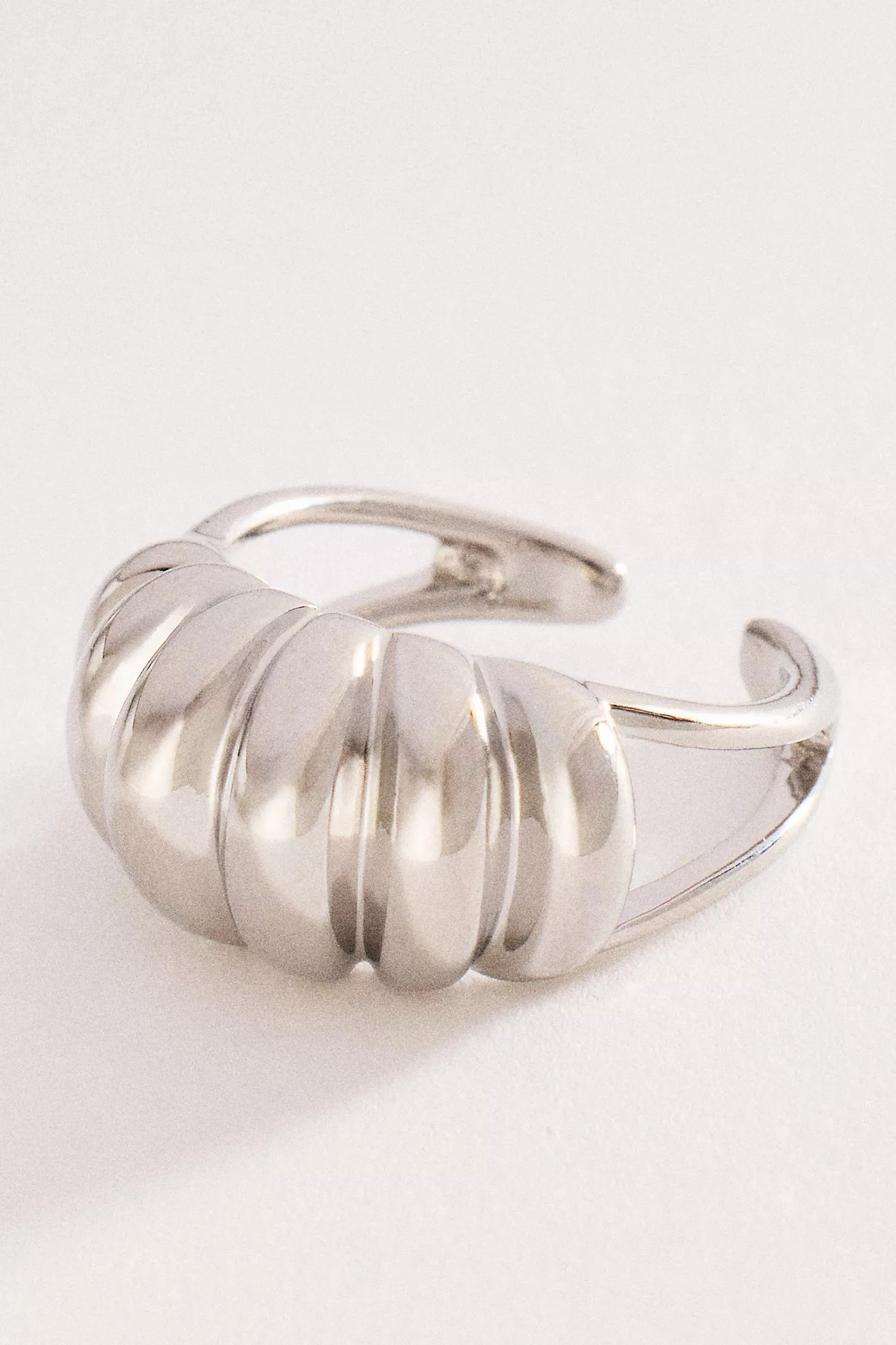 Adjustable Ribbed Ring | Anthropologie (US)