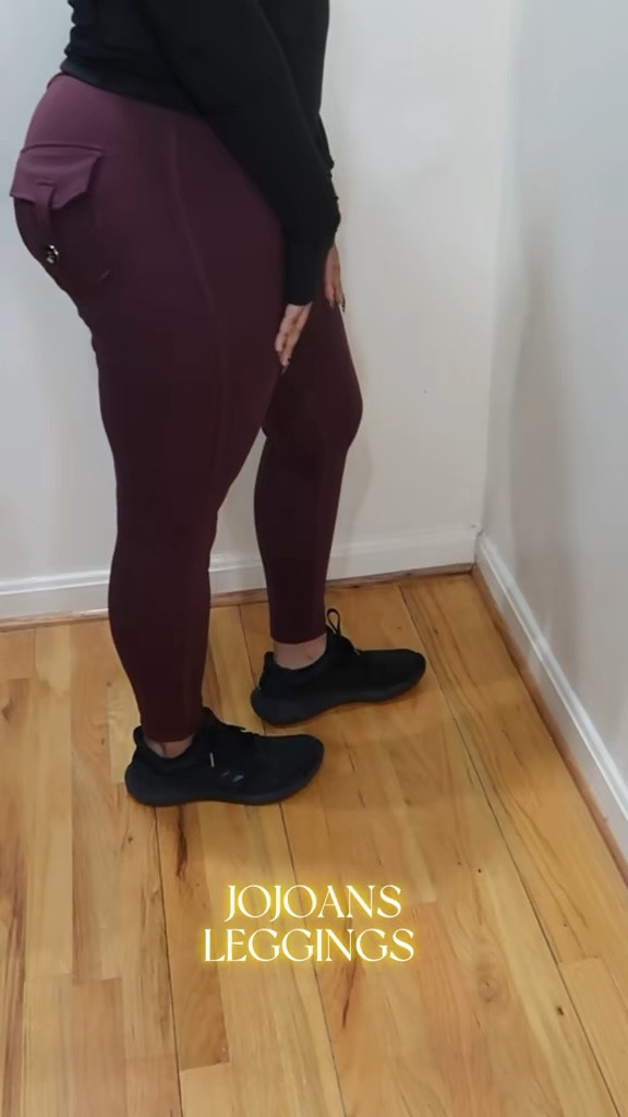 JOJOANS LEGGINGS WITH POCKETS | YOGA PANTS | ROMANTIC BURGUNDY COLOR (On My TikTok @juelwest)

#LTKStyleTip #LTKActive #LTKFitness