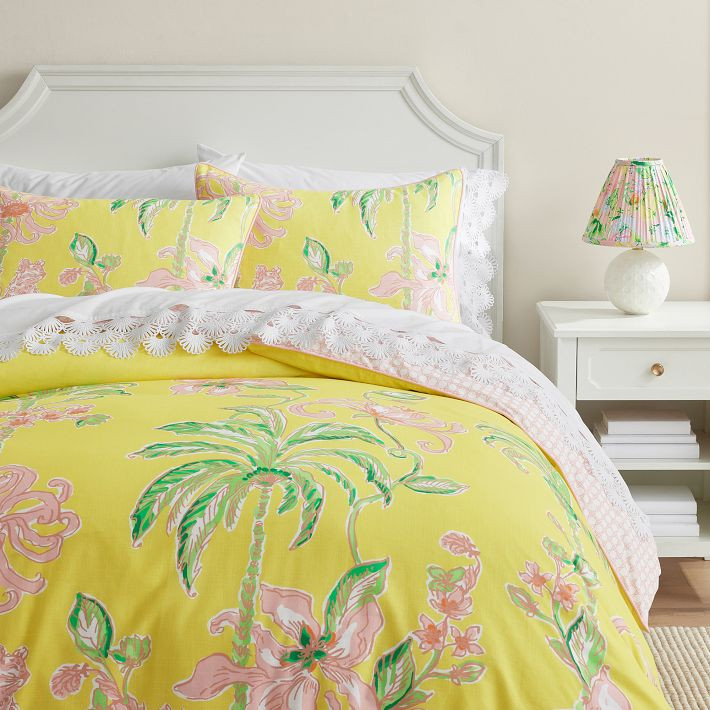 Lilly Pulitzer Tropical Oasis Duvet Cover | Pottery Barn Teen