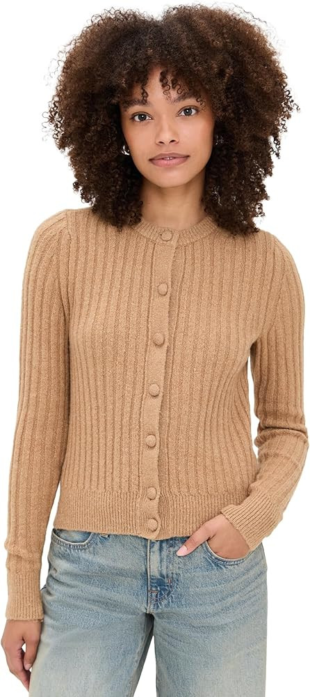 Madewell Women's Ribbed Button Front Cardigan | Amazon (US)