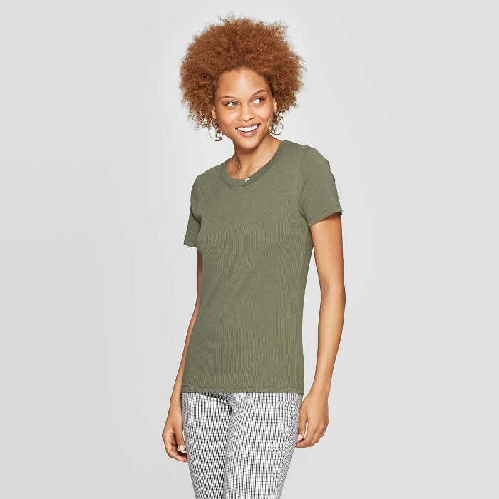 Women's Regular Fit Short Sleeve Crewneck T-Shirt - A New Day™ | Target