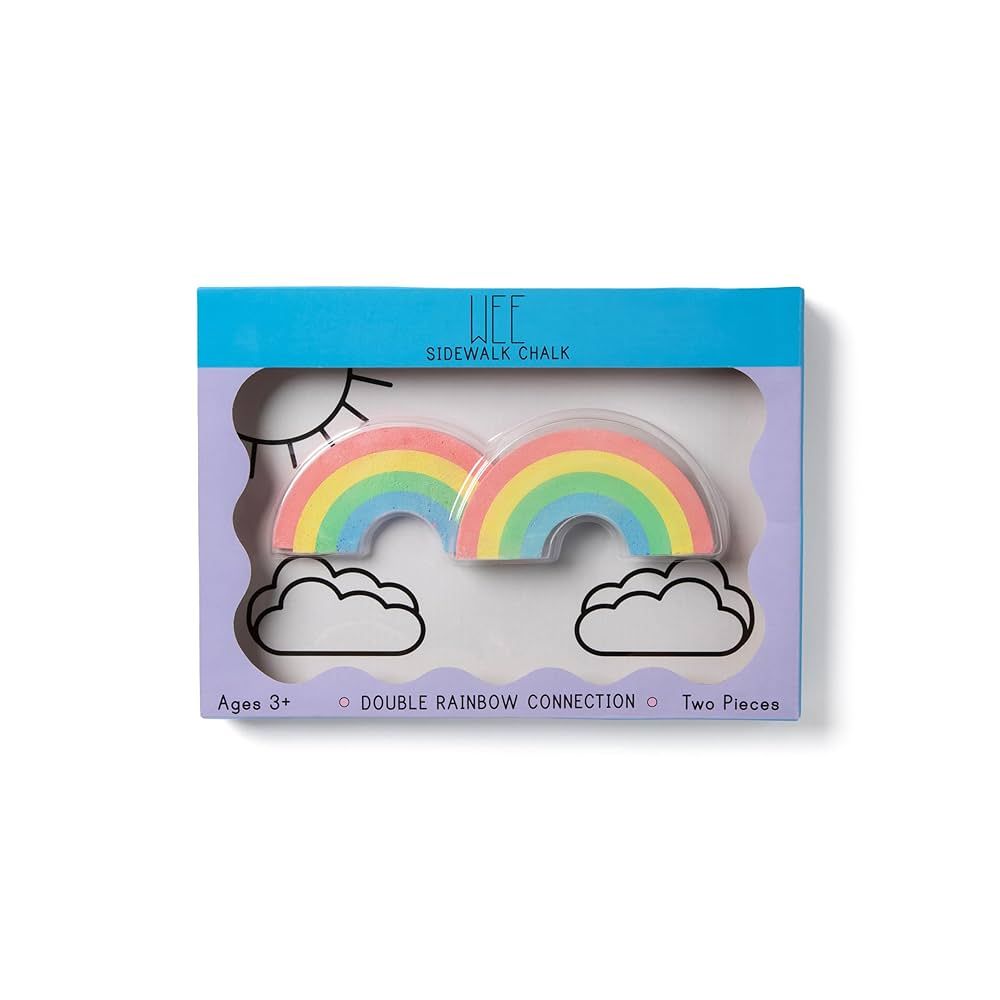 Wee by Twee Double Rainbow Connection - Handmade Sidewalk Chalk - Made in the USA | Amazon (US)