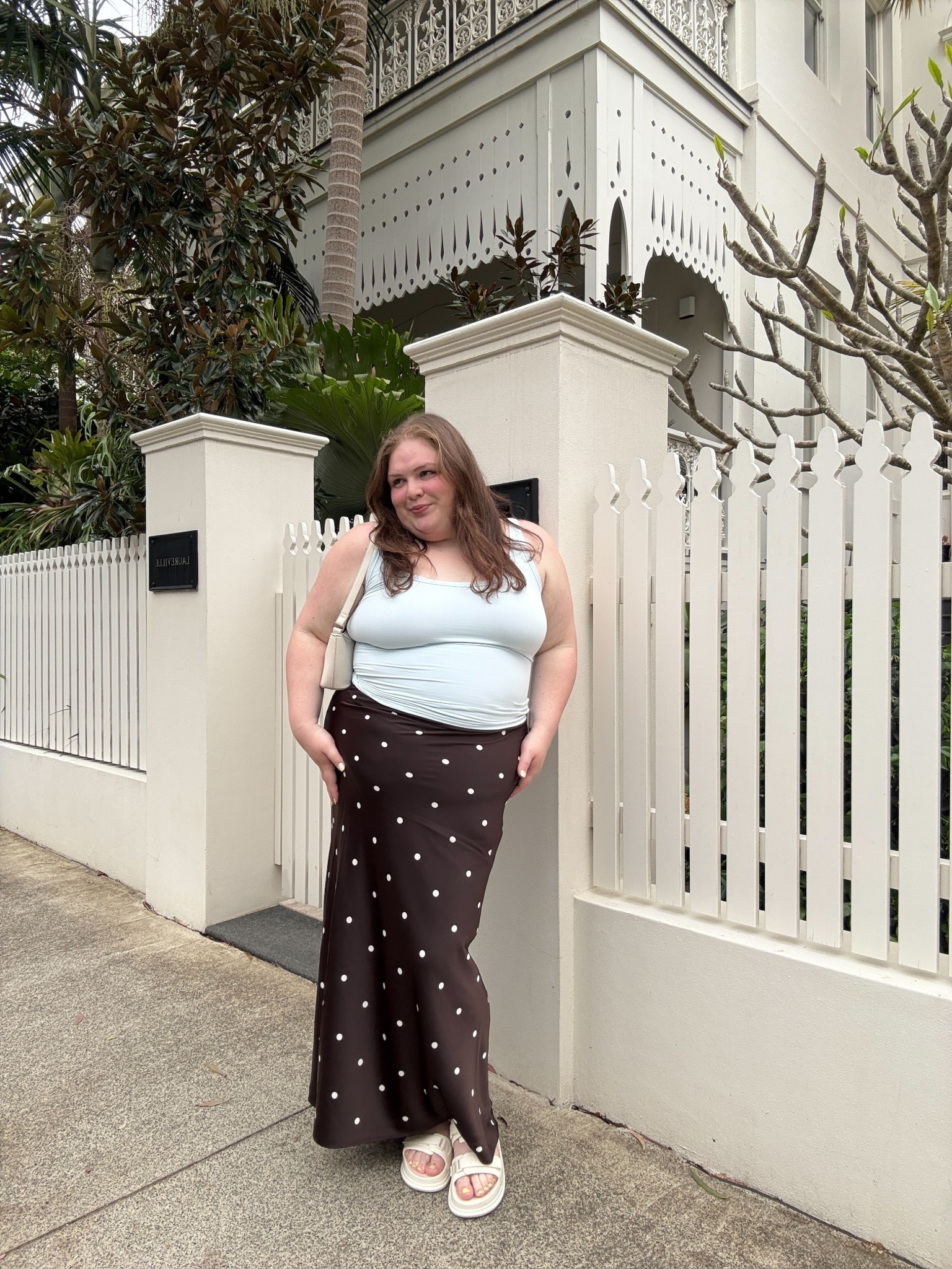 day 2/30 spring outfits!! 

skirt: kmart satin slip maxi skirt (wearing a size 20) 
shoes: adjustable EVA sandals

#LTKspring #LTKplussize #LTKaustralia