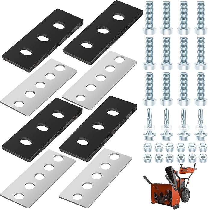 Snow Blower Impeller Modification Kit - 1/4" 4-Blade Universal, for Modifies 2-Stage Machine (4) | Amazon (US)