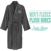 Personalized Men's Fleece Robe, Groomsmen Robes, Groomsmen's Gifts, Wedding Couple's Gifts For Dad,  | Etsy (US)