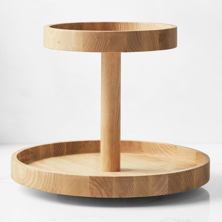 Hold Everything 2-Tiered Lazy Susan, 15" Base | Williams-Sonoma