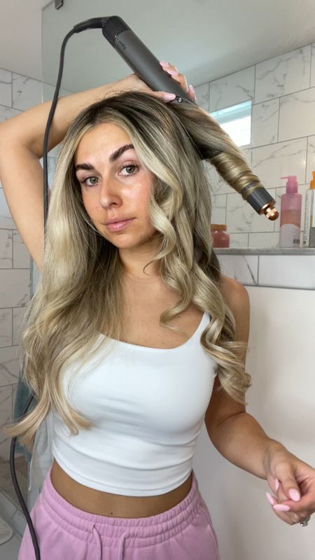 Quick little Dyson touch up to revive my hair for the day! 🫶🏼 my hair has been extra dry and frizzy with this heat and humidity so I’m sharing my favorite hair oil and heat/blow dry spray that can be used on wet or dry hair! 

#LTKbeauty #LTKstyletip #LTKunder50