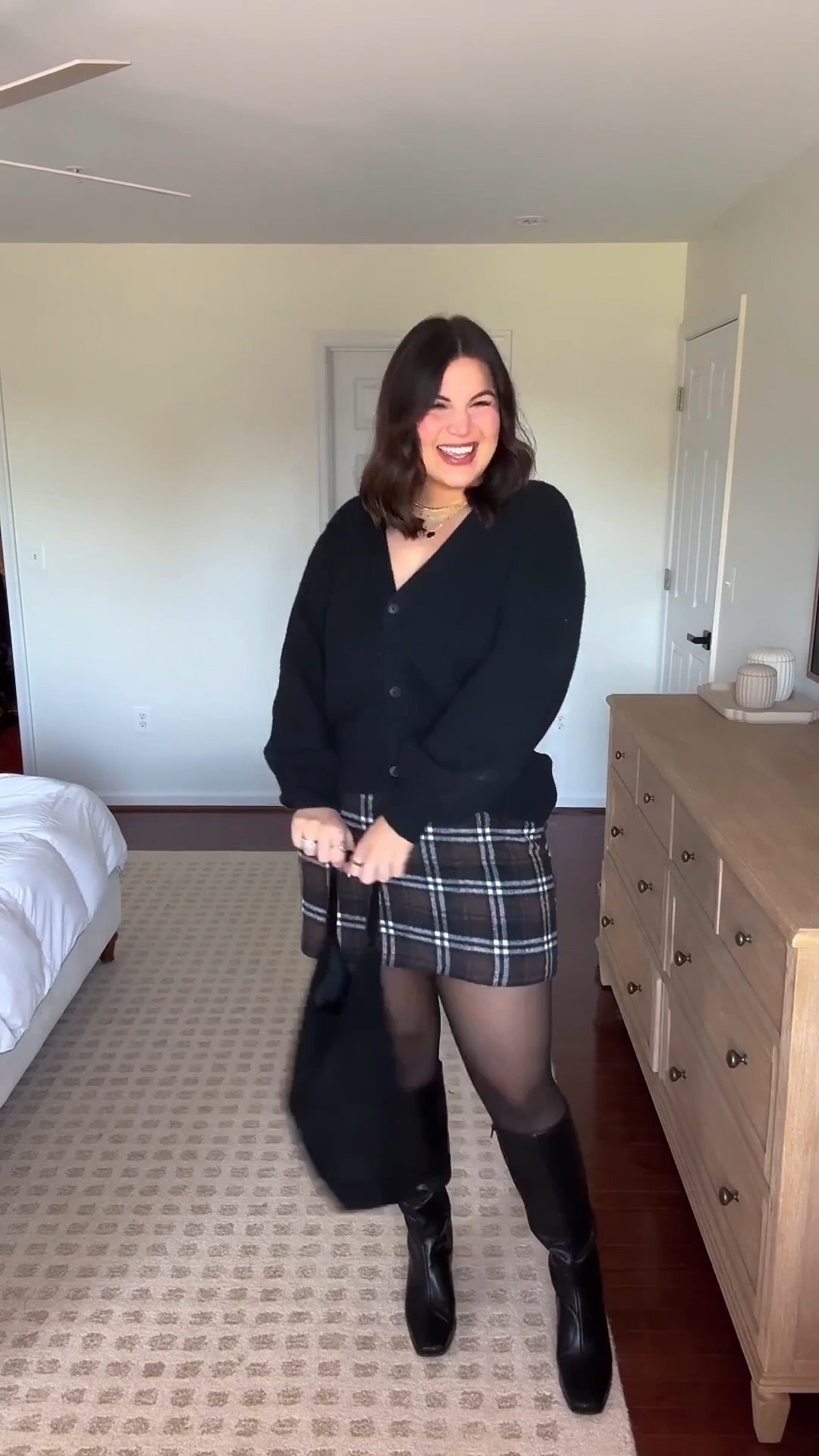 Midsize fall outfit idea from Amazon! 

Bralette - xl
Cardigan - xl
Tights - xl 
Skirt - xl 
Boots - 10 




#LTKSeasonal #LTKootd #LTKMidsize