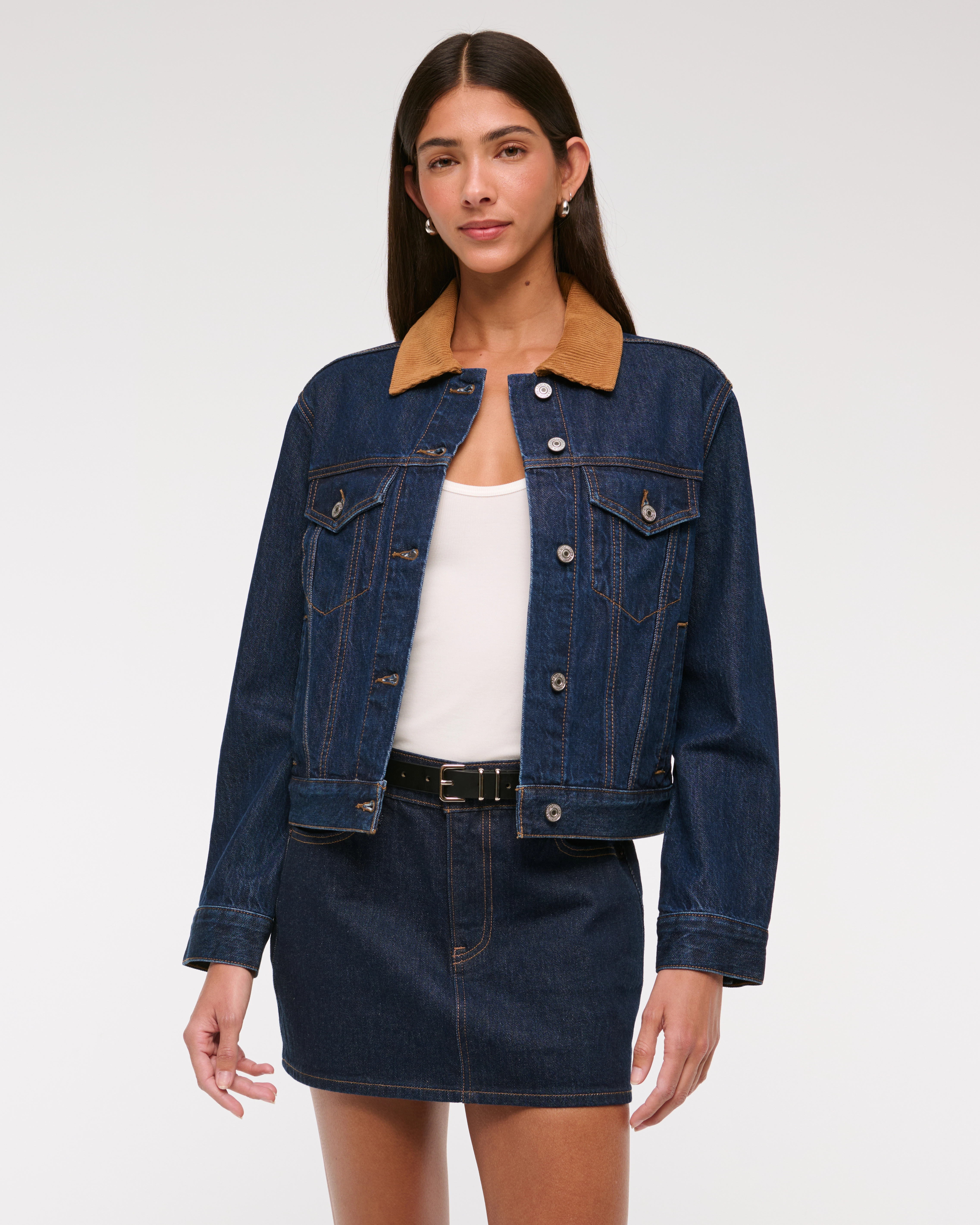 Denim Trucker Jacket | Abercrombie & Fitch (US)
