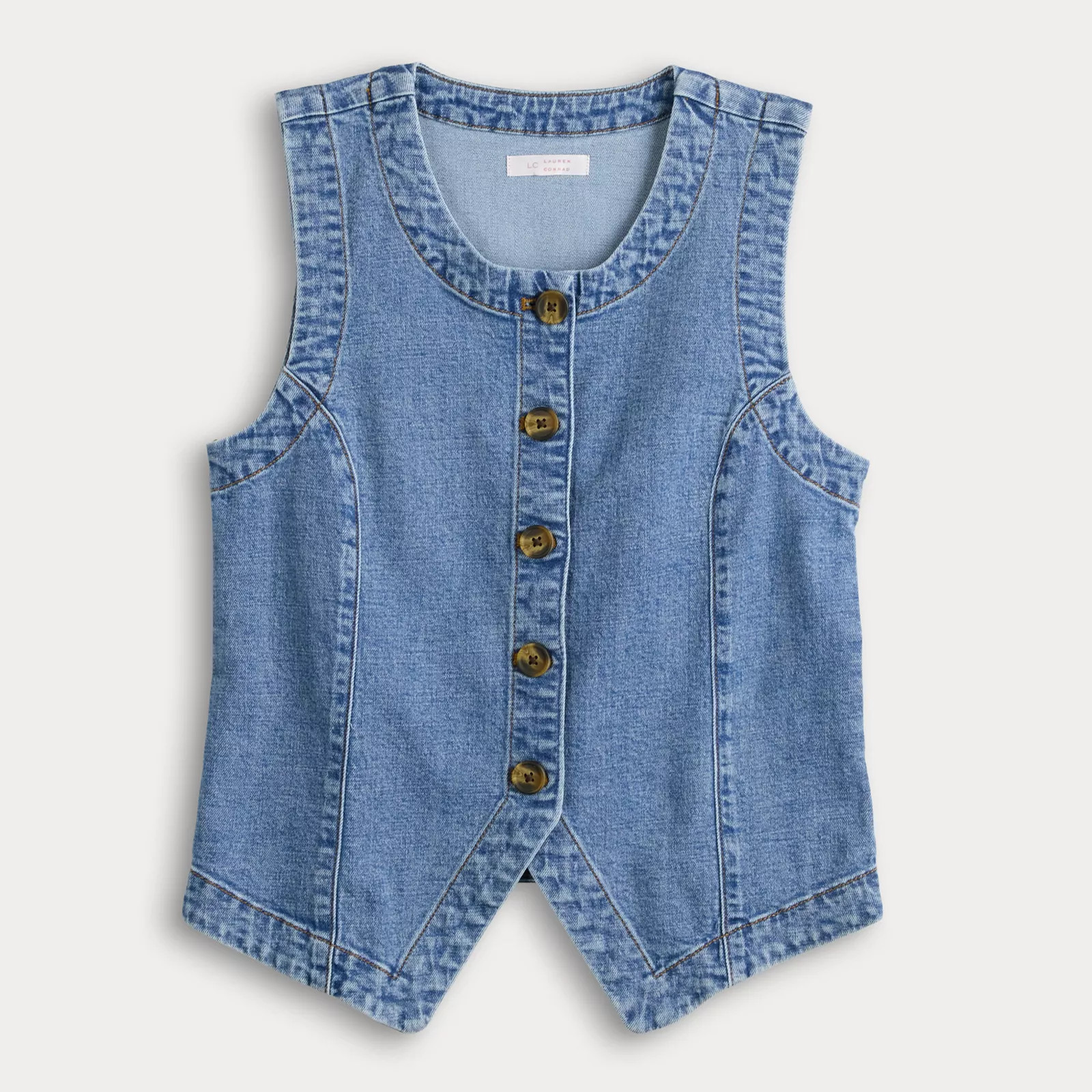 Women's LC Lauren Conrad Longline Vest | Kohl's