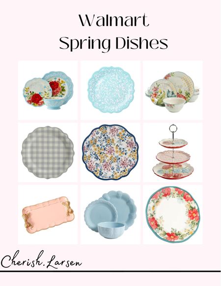 The cutest Spring dishes from Walmart! Most come in sets! Also most under $50. Linked some floral dishes, solid colors, gingham, and more.

#LTKhome #LTKunder50 #LTKunder100