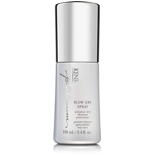 Kenra Platinum Blow-Dry Spray | Time-Saving Heat Protectant | Detangles, Smooths, and Softens | E... | Amazon (US)