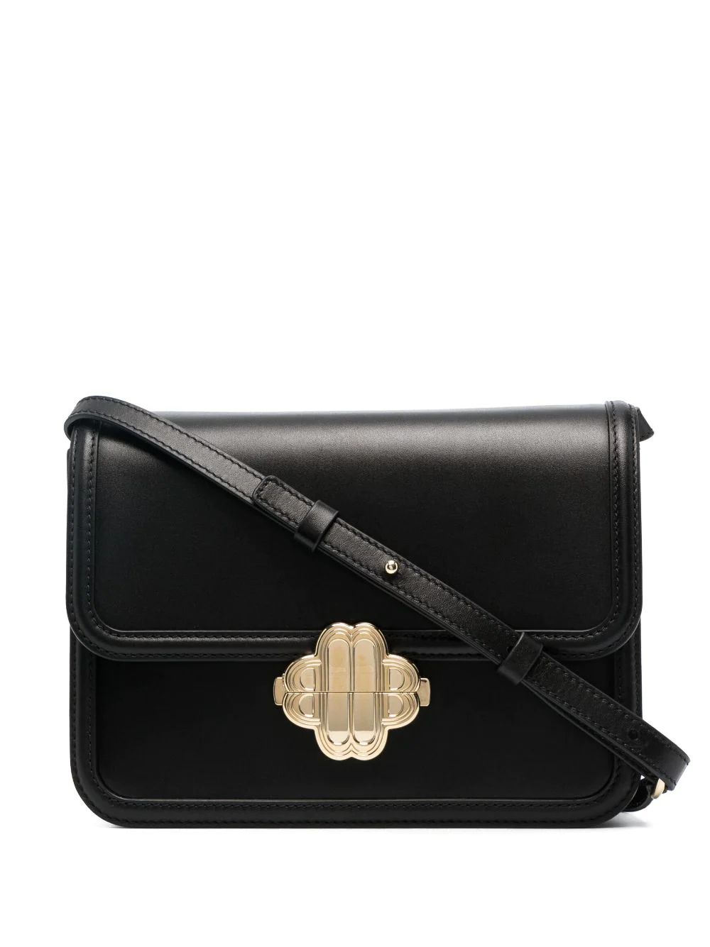 Maje Medium Leather Shoulder Bag - Farfetch | Farfetch Global