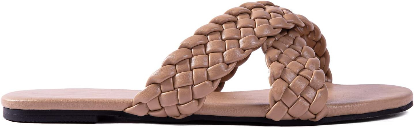 Mtzyoa Women Stud Bow Flip-Flops Sandals Beach Flat Rivets Rain Jelly Shoes | Amazon (US)