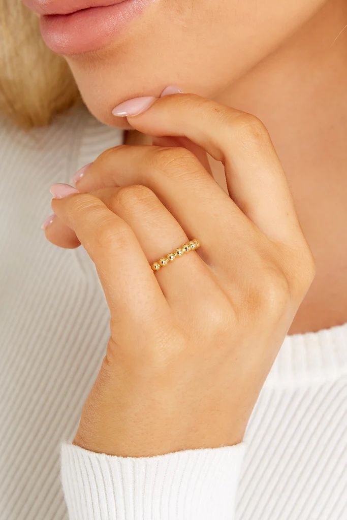 Roma Gold Ring | Red Dress 
