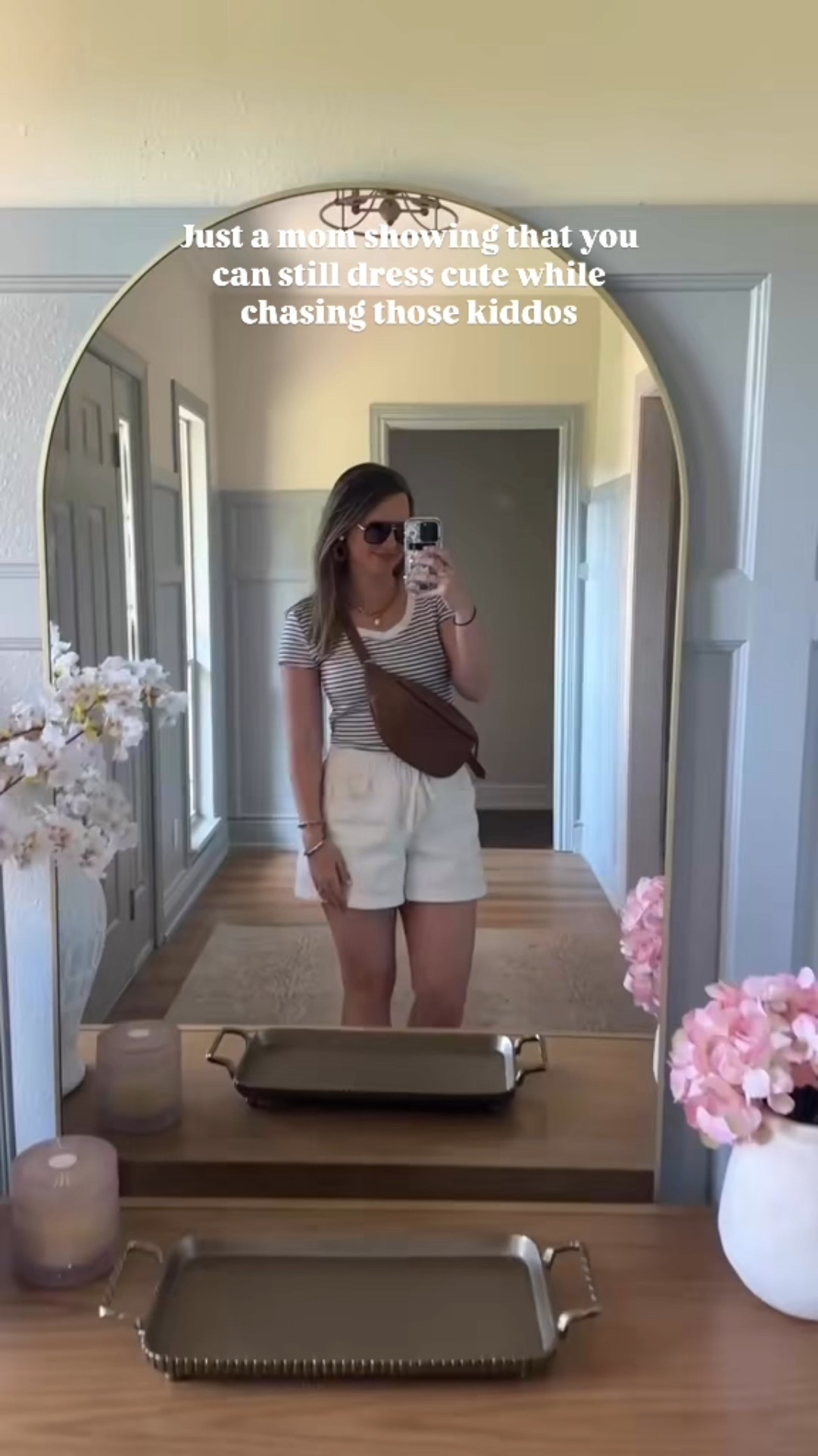 Casual mom outfit I’ve been wearing on repeat this summer! 

Leather woven cross body Bag is from Mandrn (linked below) and shorts + top are both in size M from Target! 🎯 slide on sandals are from Amazon. 

Affordable fashion, casual mama style, mom fashion, fit check

#LTKStyleTip #LTKSeasonal #LTKFindsUnder50