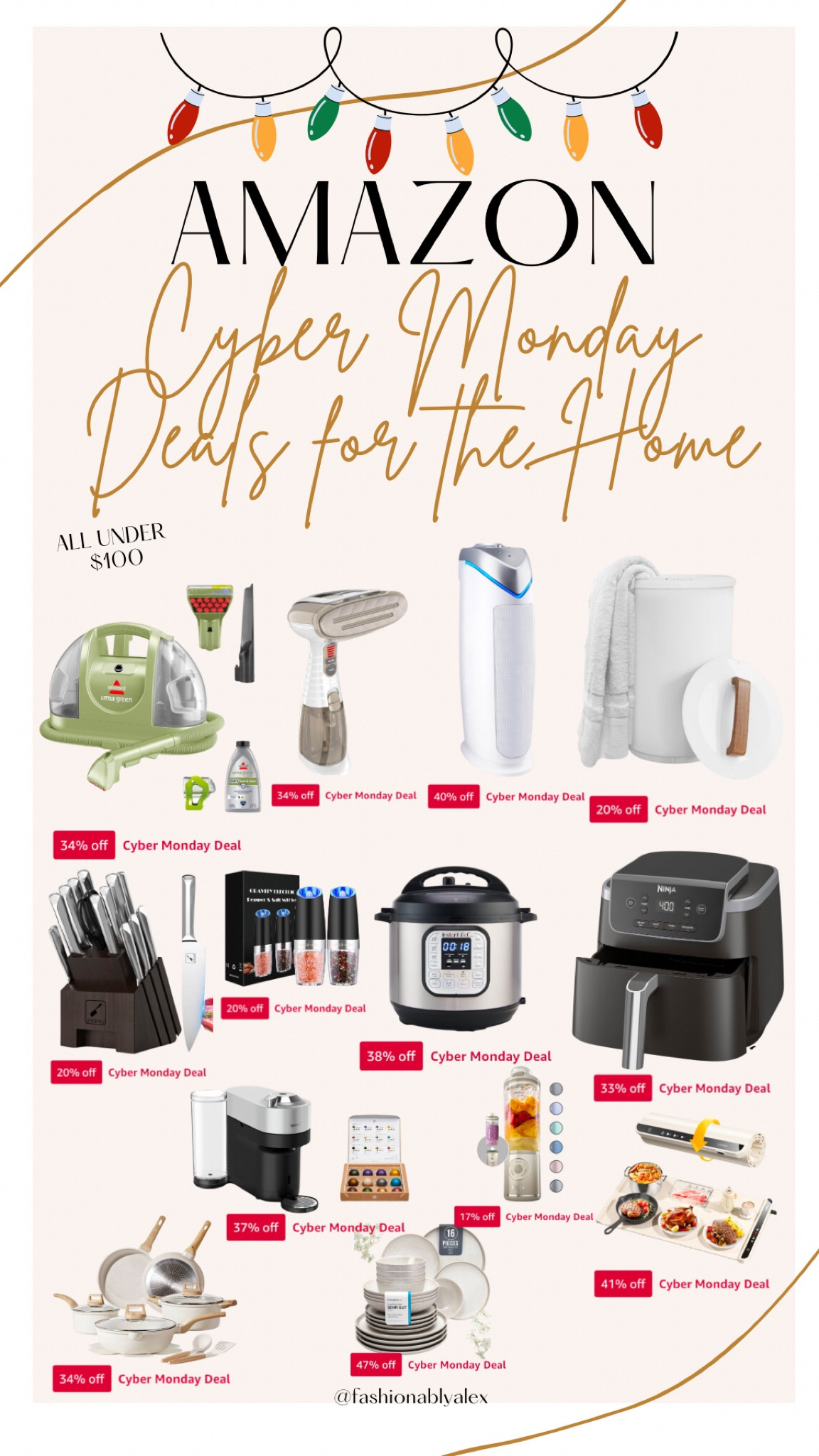 Shop my top picks for Cyber Monday Deals from Amazon! Everything is under $100!

#LTKGiftGuide #LTKCyberWeek #LTKFindsUnder100