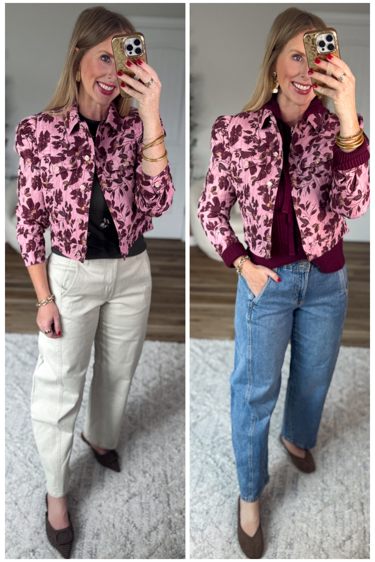 2 ways to wear this floral cropped jacket from Walmart!

#LTKgrwm