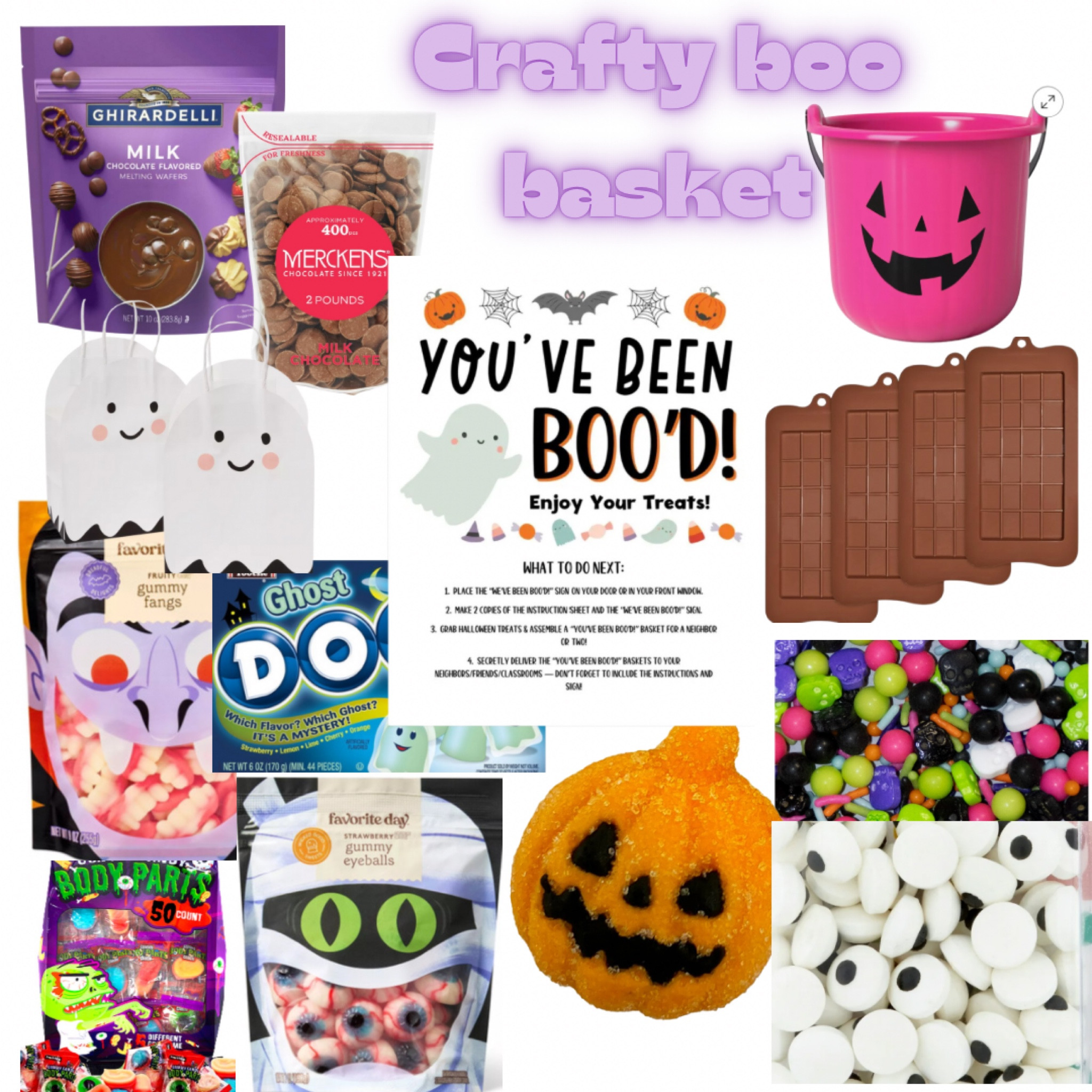 Boo basket, Halloween