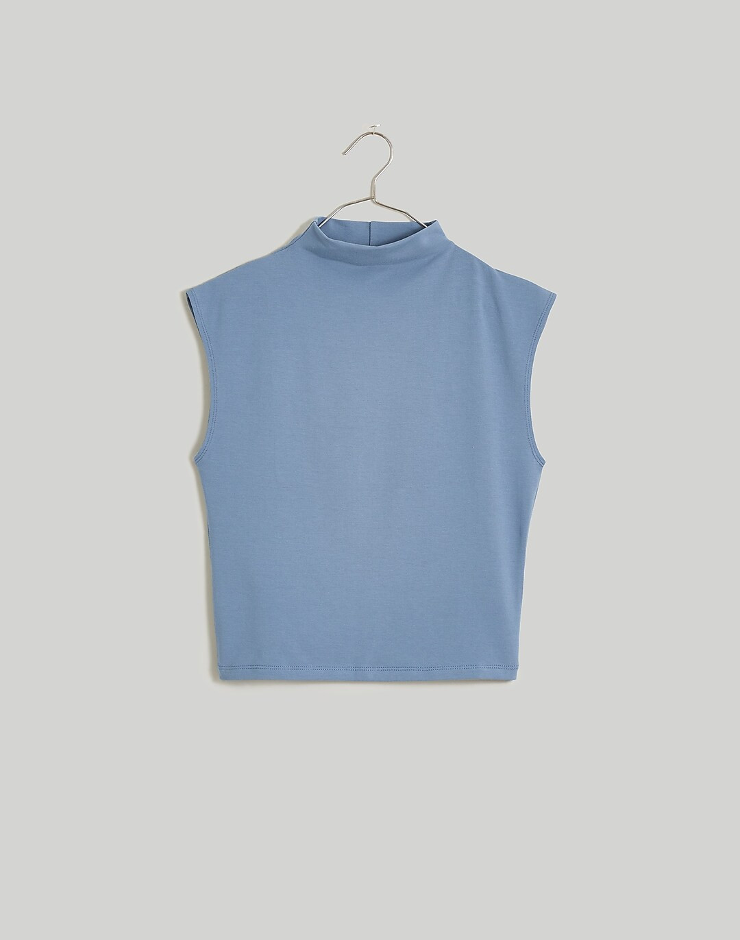 Funnelneck Cropped Muscle Tee | Madewell