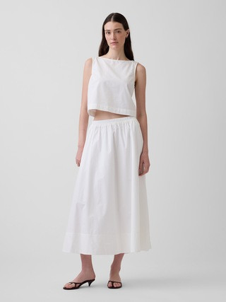 Poplin Maxi Skirt | Gap (US)