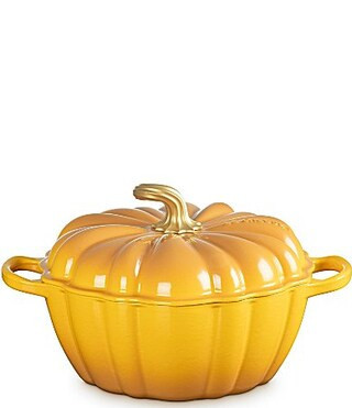 Le Creuset Enameled Cast Iron Signature Pumpkin Cocotte 4 qt. - Nectar | Dillard's