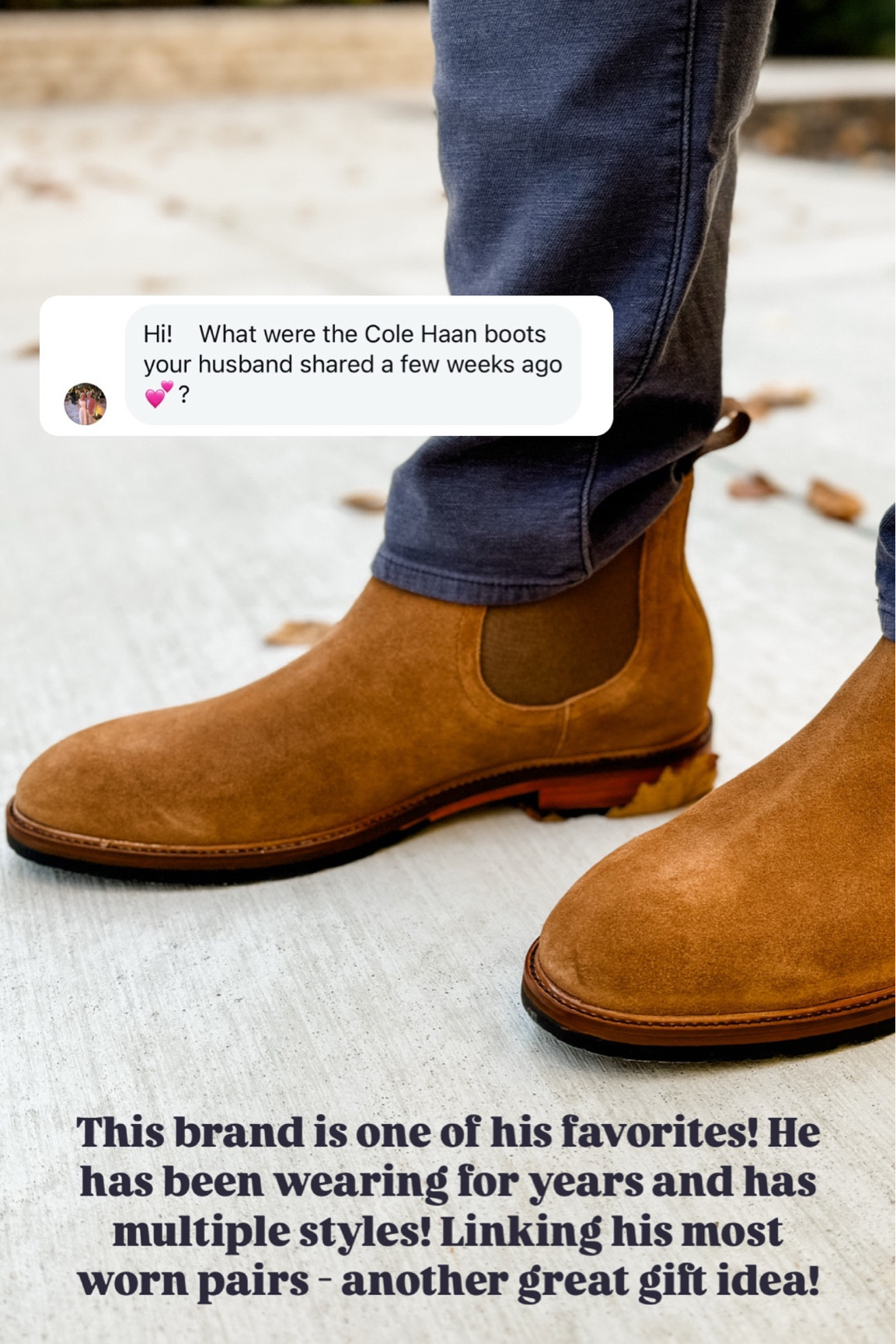 One of Chris’ favorite pairs of shoes! 

Loverly Grey, gift ideas for him, men’s shoes, Christmas gifts for him, men’s gift ideas, husband gift ideas, boyfriend gift ideas

#LTKMens #LTKGiftGuide #LTKShoeCrush