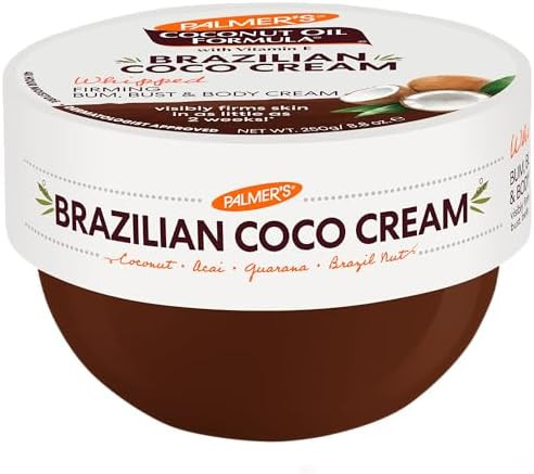Palmer's Coconut Oil Formula Brazilian Coco Cream with Vitamin E, 8.8 Fl Oz, Whipped Bum, Bust & ... | Amazon (US)