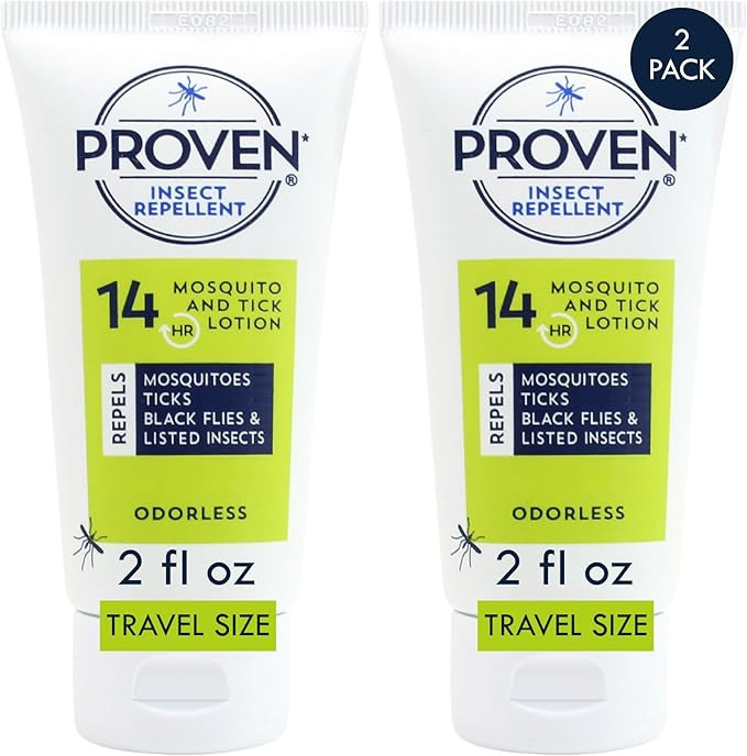 Proven Insect Repellent Lotion, Keep Mosquitoes, Ticks and Flies Off, DEET Alternative Repellent,... | Amazon (US)