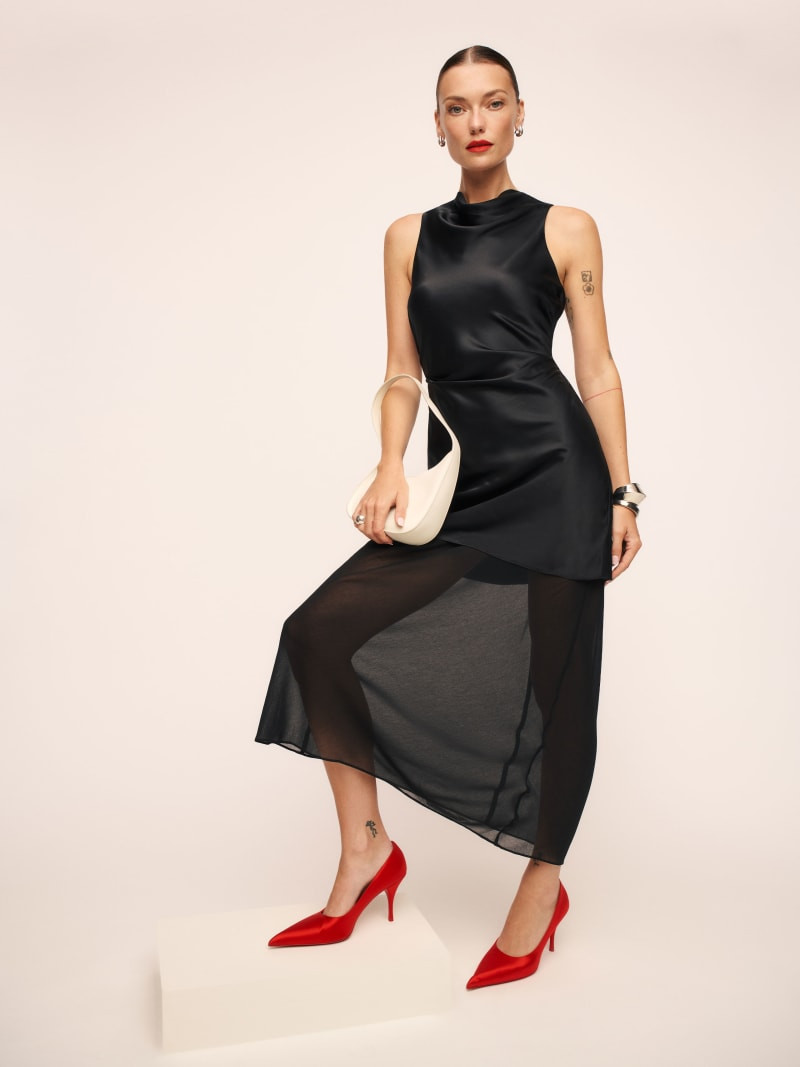 Logan Silk Dress | Reformation (Global)