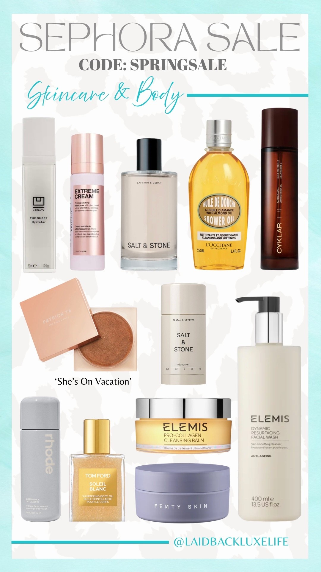 The @Sephora Savings Event is here!! Rouge members can shop now starting 4/10! Use code SPRINGSALE at checkout. Rouge members get 20% off. The Sephora Collection is 30% off for everyone! Sharing my skincare and body favorites! #LaidbackLuxeLife

Shade:
Patrick Ta glow balm ‘She’s On Vacation’

Hey Beautiful! Feel free to comment on this post if you have any questions! 🫶🏽

Follow me for more fashion finds, beauty faves, lifestyle, home decor, sales and more! So glad you’re here!! XO, Karma

#LTKgrwm #LTKBeauty #LTKSaleAlert