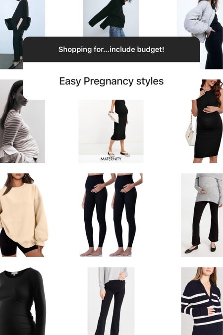 Maternity outfits, pregnancy, style, comfortable pregnancy outfits 

#LTKfindsunder100