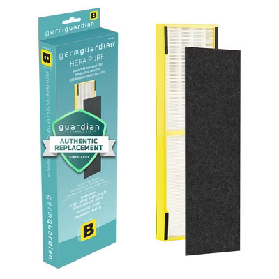 GermGuardian FLT4825 HEPA GENUINE Replacement Filter B Air Purifiers for AC4300/AC4800/AC4900/CDAP4500/AP2200 Series Gray: True HEPA, Carbon Filter | Target