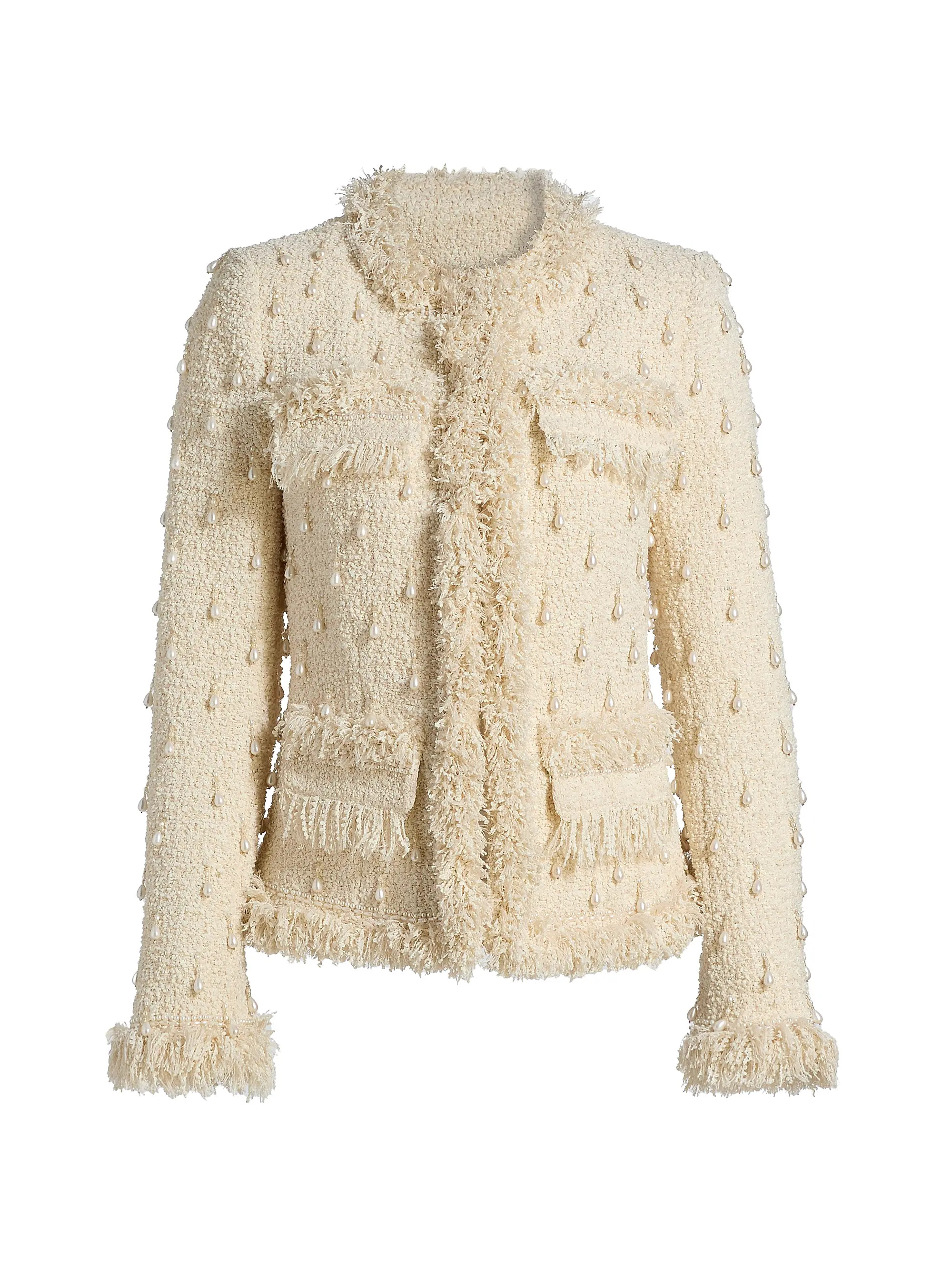 Hana Beaded Tweed Jacket | Saks Fifth Avenue