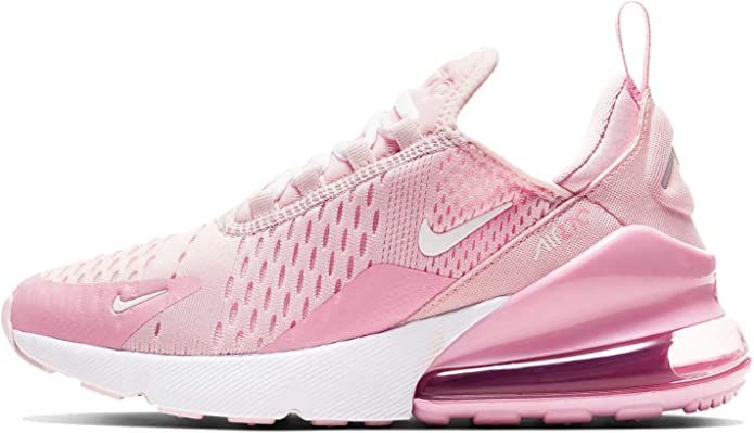 Nike girls Air Max 270 Shoe, Pink, 4 Big Kid | Amazon (US)