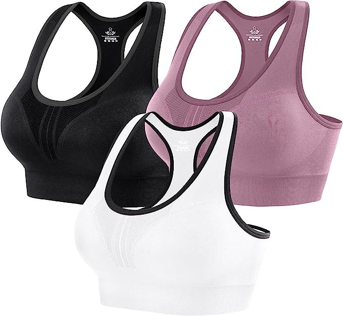 Heathyoga High Impact Sports Bras for Women Padded Sports Bras for Women Workout Bras for Women R... | Amazon (US)