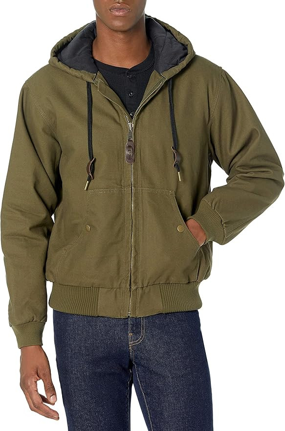 Amazon Essentials Men's Quilted Flannel-Lined Work Jacket | Amazon (US)